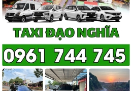 Taxi Đạo Nghĩa-Dịch vụ an toàn-Đưa đón tận nơi