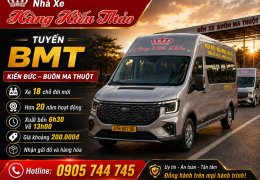 Nhà Xe Hùng Hiếu Thảo Tuyến BMT – Hotline 0905 744 745