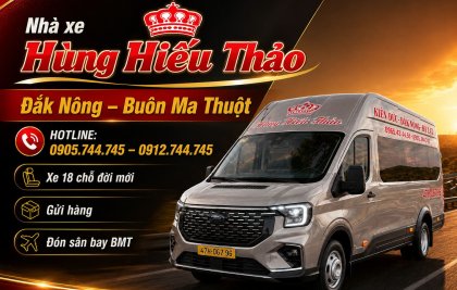Lịch Xe Đắk Nông Đi Buôn Ma Thuột 2026 – Nhà Xe Hùng Hiếu Thảo