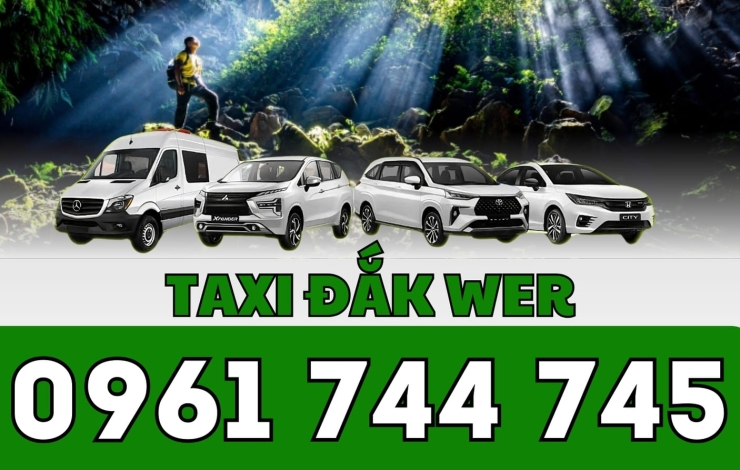 Dịch Vụ Taxi Đắk Wer - Đắk Rlấp - Đắk Nông