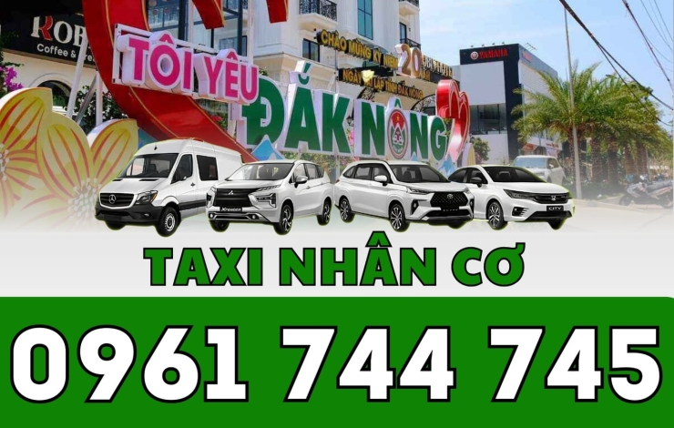 Dịch Vụ Taxi Nhân Cơ - Đắk R'lấp- Đắk Nông  