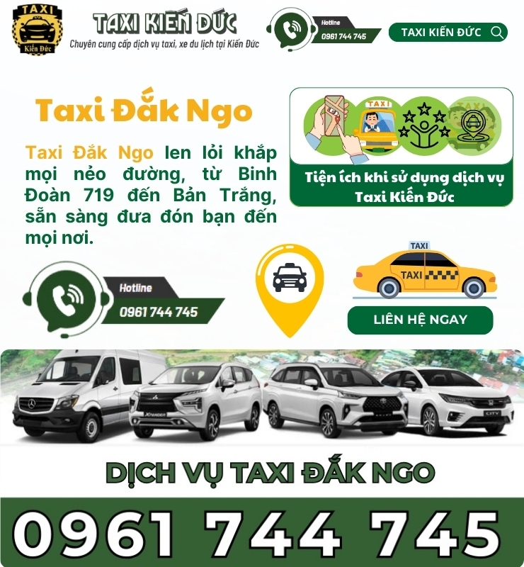 Taxi Đắk Ngo - Đắk Nông