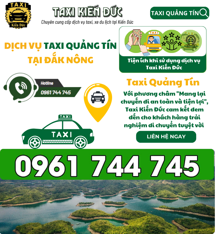  Dịch Vụ Taxi Quảng Tín – Đắk Rlấp - Đắk Nông