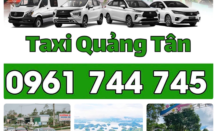 Taxi Quảng Tân- Gọi là có xe ngay