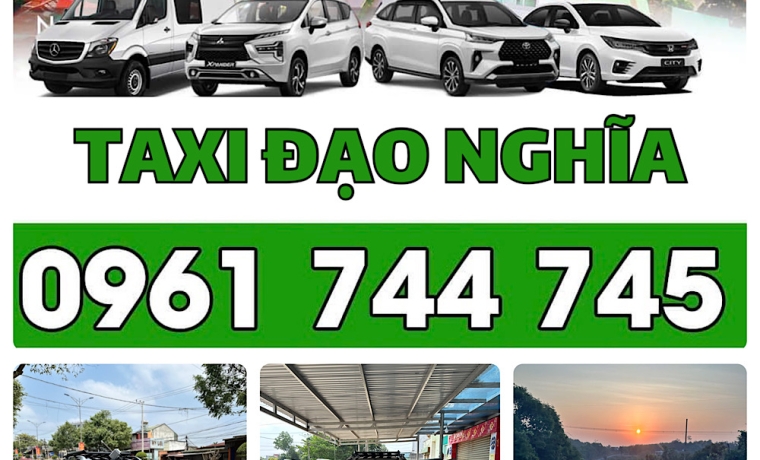 Taxi Đạo Nghĩa-Dịch vụ an toàn-Đưa đón tận nơi