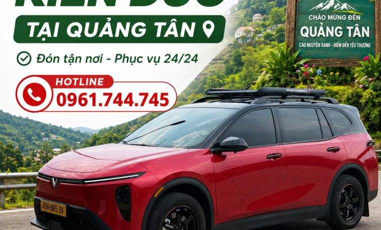 Taxi Điện Kiến Đức tại Quảng Tân – Gọi Xe 24/24