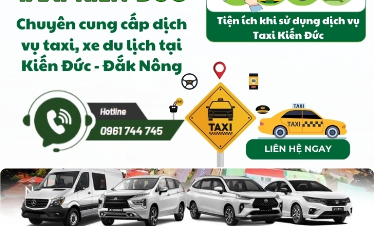 Taxi Kiến Đức - Chuyên cung cấp dịch vụ Taxi tại Kiến Đức