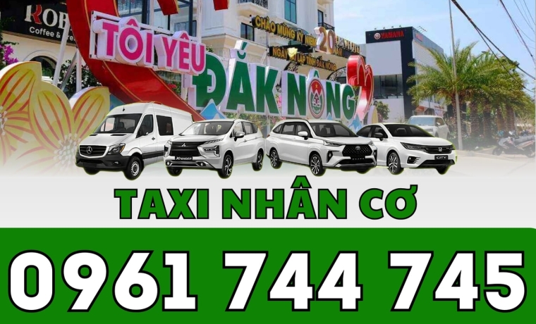 Dịch Vụ Taxi Nhân Cơ - Đắk R'lấp- Đắk Nông  