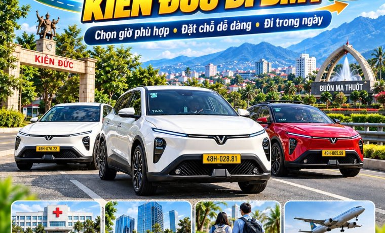 Xe Ghép Kiến Đức Đi BMT | Kinh Nghiệm Đi & Đặt Xe